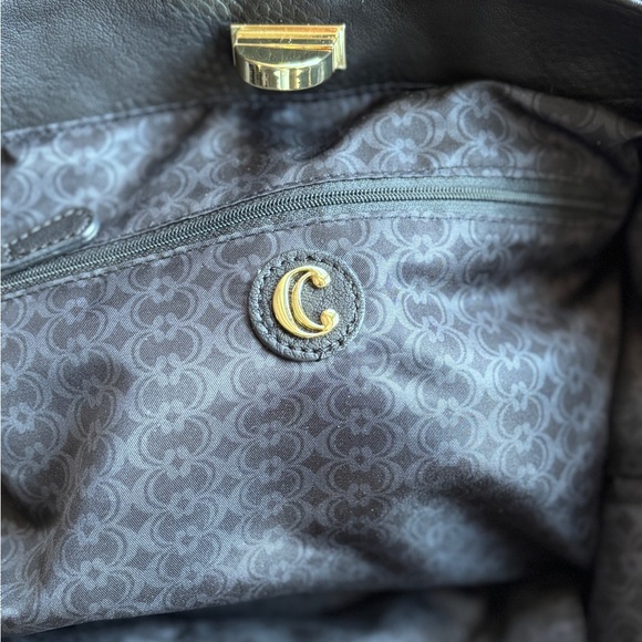 NWT Black Pebbled 3 in 1 Tote Set Crossbody Strap + Coin Wallet + Large Pouch. - Picture 5 of 13